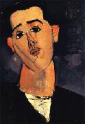 Amedeo Modigliani Portrait of Juan Gris oil on canvas